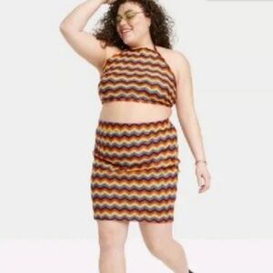 Target XPride skirt and top matching set size 4x